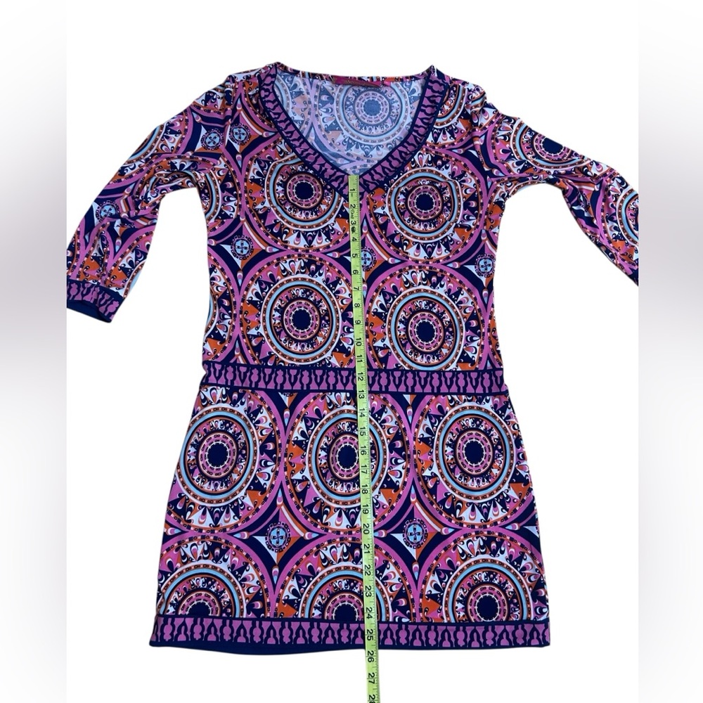 Macbeth Collection by Margaret Josephs Colorful Dress size Small - Picture 9 of 9